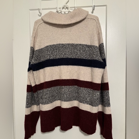 American Eagle Outfitters Sweater Wool Blend Cowl Neck Kangaroo Pouch - Picture 2 of 5